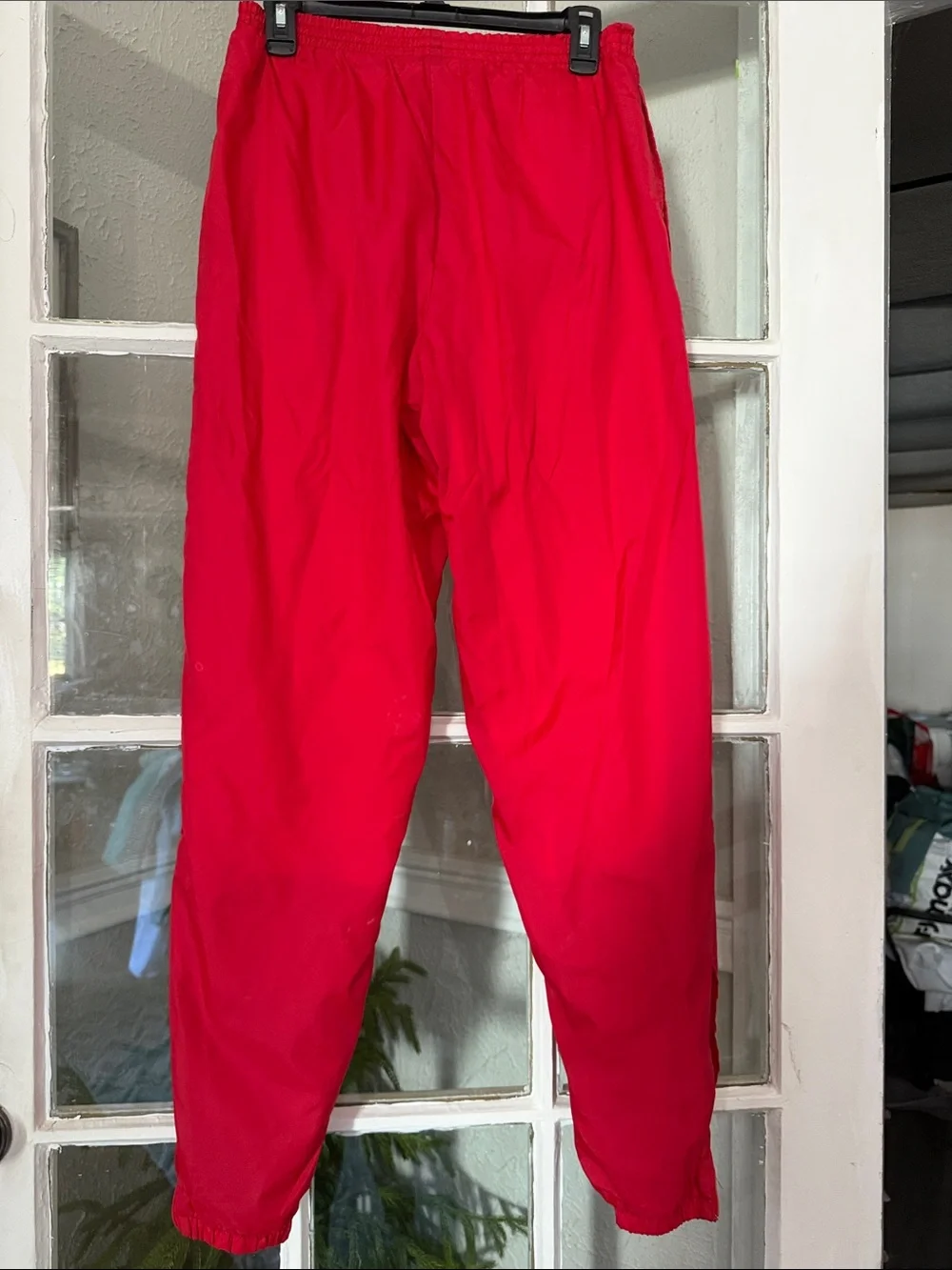 Nike Vintage Men's Red Athletic Track Pants